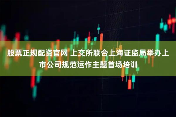 股票正规配资官网 上交所联合上海证监局举办上市公司规范运作主题首场培训